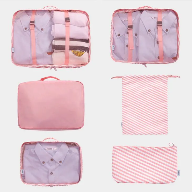 6 In 1 Travel Organizer Set